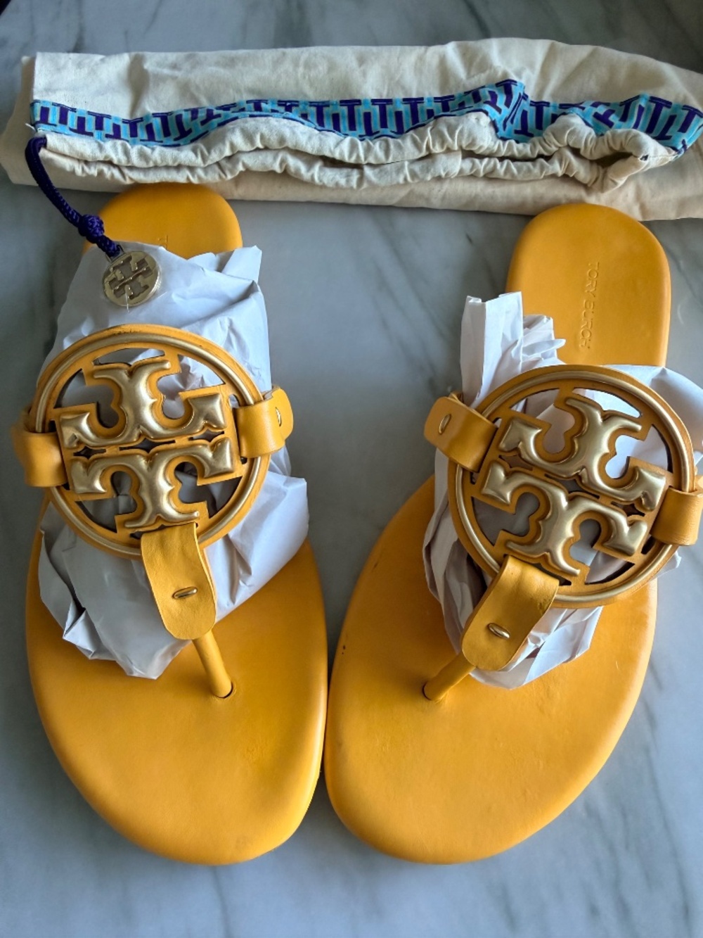 Authentic Tory Burch sandal size 8 women’s - Picture 4 of 10